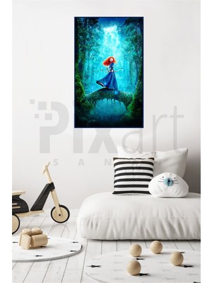 Brave Ormanda  PixArt Sanat Elmas Mozaik Tablo Diamond Türkiye 35*45