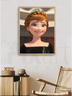 Frozen Anna  PixArt Sanat Elmas Mozaik Tablo Diamond Türkiye 50*60