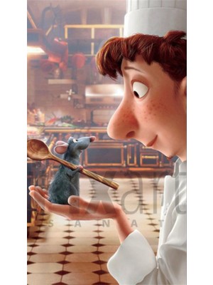 Ratatuy Alfredo Linguini ve Remy  PixArt Sanat Elmas Mozaik Tablo Diamond Türkiye 40*60