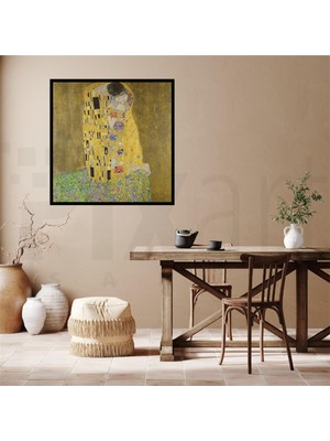 Gustav Klimt Öpücük  PixArt Sanat Elmas Mozaik Tablo Diamond Türkiye 48*51