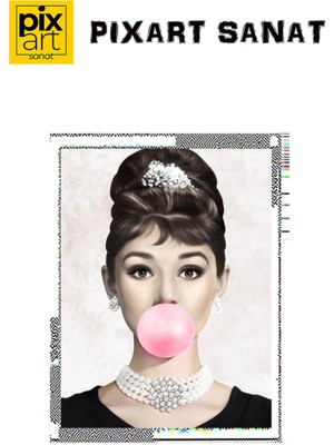 PixArt Audrey Hepburn Pi x art Sanat 41 x 53