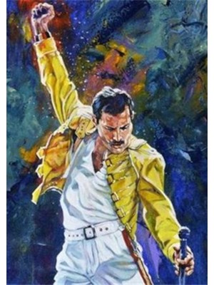 Pix Art Sanat Freddie Mercury Pixart Sanat Elmas Mozaik Tablo Diamond Türkiye 51 x 71 cm