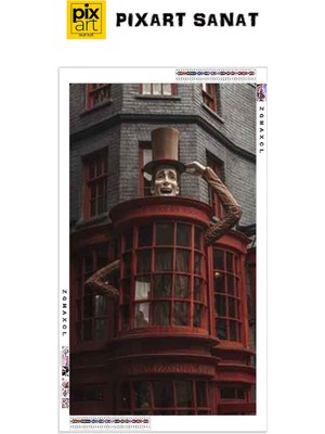 Pix Art Sanat Harry Potter Pixart Sanat Elmas Mozaik Tablo Diamond Türkiye 33 x 58 cm