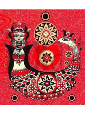 PixArt Kırmızı Şahmeran Pi x art Sanat 66 x 74