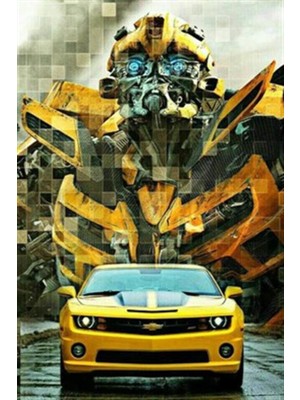 Pix Art Sanat Bumblebee Pixart Sanat  Elmas Mozaik Tablo Diamond Türkiye  35 x 53 cm