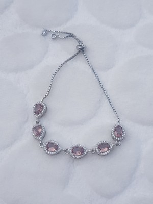 Sultanit Taşlı Asansörlü Gümüş Bileklik