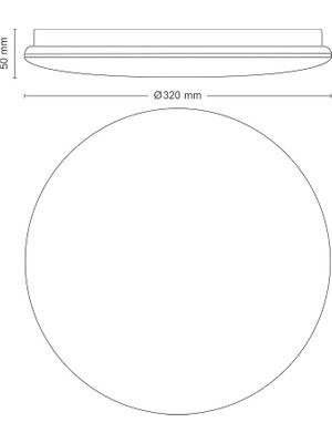 Philips Moire 17W Duvar ve Tavan Lambası - Sıcak Beyaz Işık, Enerji Sınıfı F