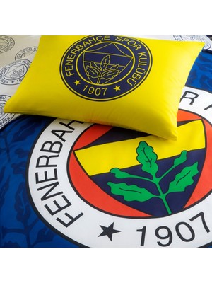 Taç Lisanslı Fenerbahçe Palamut Tek Kişilik Pamuk Nevresim Takımı