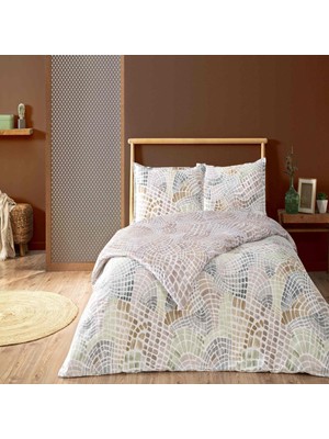 Linens Allday Artisan Pamuk Saten Tek Kişilik Nevresim Takımı Çok Renkli