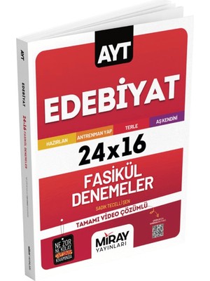 Ayt Edebiyat 24X16 Fasikül Denemeler