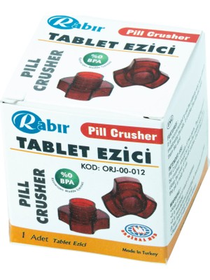 Rabır Tablet Ezici - Ilaç Tablet Hap Ezici – Ilaç Ezme Aparatı