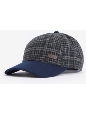 Barbour Clyde Şapka NY91 Navy/grey Plaid