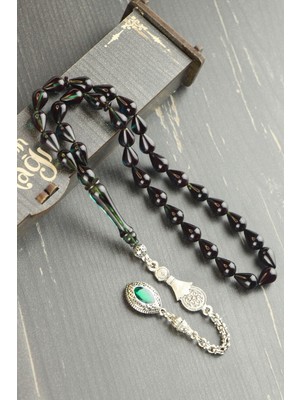 Tesbih Otağı Damla Kesim Ateş Kehribar Tesbih