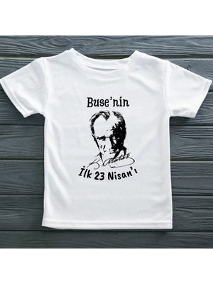Asilcom Ilk 23 Nisa'nı Yazılı Çocuk Tişörtü
