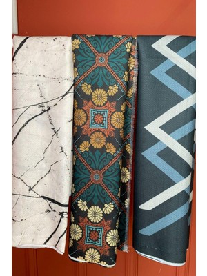 Afvente Geometrik,çiçek,mermer Desen Pamuk Şal 3 Al 2 Öde