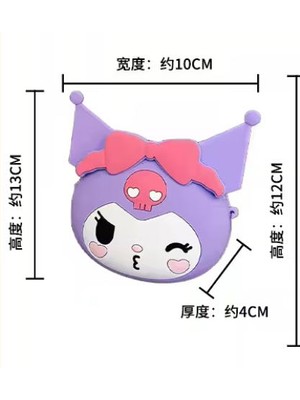 Synshop Kawaii Sanrio Kuromi Hello Kitty Cinnamoroll My Melodi Melody Yan Omuz Askılı Çanta Cüzdan Doğum Günü Hediye