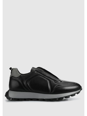 ProvoQ Siyah Deri Erkek Sneaker