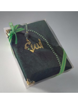 Safeteks 10 Adet Allah Lafzı Kadifeli Yasin Tesbih Seti