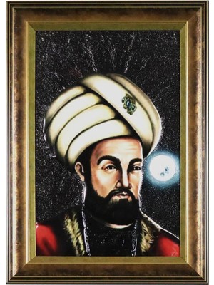 E38 El Işçiliği Aliminyum Folya Kabartma Tablo 48 x 68 cm - 5929