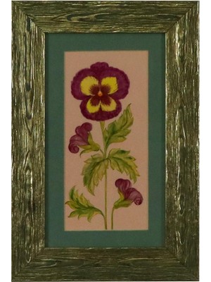 E38 El Işçiliği  Tezhip Tablo  25 x 38 cm - 5956