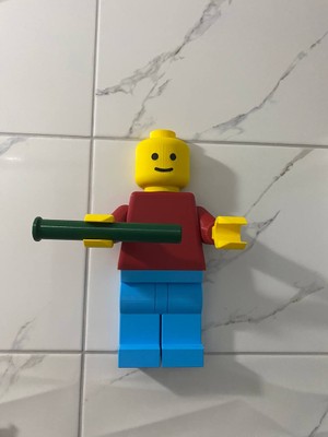 LEGO Adam Tuvalet Kağıdı Askısı -Lego Man Adam