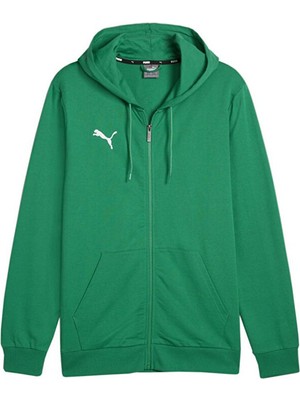 Puma Teamgoal Casuals Hooded Erkek Futbol Antrenman Eşofman Üstü 65859505 Yeşil