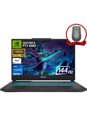 Msı Cyborg 15 Intel Core I7 13620H 16GB 2tb SSD RTX4060 Windows 11 Home 15.6" Fhd 144Hz Taşınabilir Bilgisayar A13VF-892XTR & Anzar Mouse A13VF892XTRA36