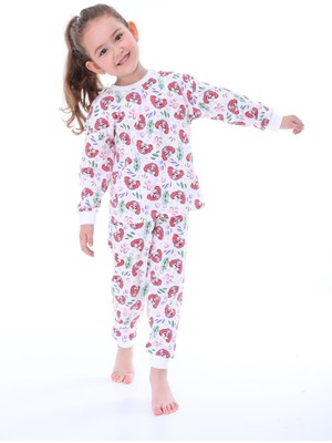 Bunny Hopp 3-8 Yaş %100 Pamuk Paw Patrol Desenli Uzun Kollu Kız Çocuk Pijama Takımı