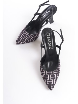 Daxtors Vika Günlük Ortopedik Garantili Kadın Klasik Topuklu Ayakkabı