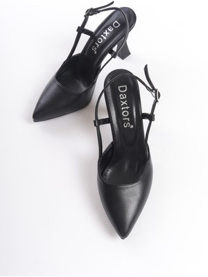 Daxtors Vika Günlük Ortopedik Garantili Kadın Klasik Topuklu Ayakkabı