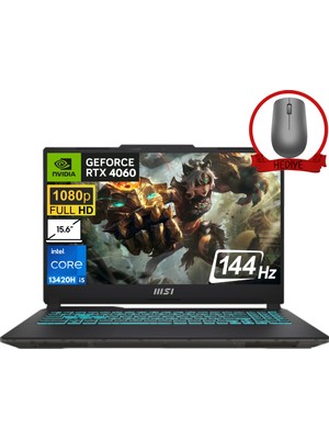 Msı Cyborg 15 Intel Core I5-13420H 24GB 512GB SSD 8GB/RTX4060 15.6" 144Hz W11H Full Hd Taşınabilir Bilgisayar A13VF-895XTR-A37 & Anzar Mouse