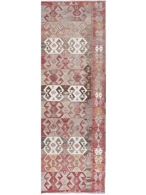 Etnik Bulvar El Dokuma Kilim Yolluk 142 x 410 cm