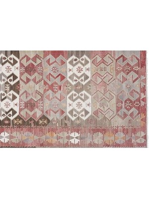 Etnik Bulvar El Dokuma Kilim Yolluk 142 x 410 cm