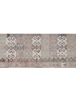 Etnik Bulvar El Dokuma Kilim Yolluk 142 x 419 cm