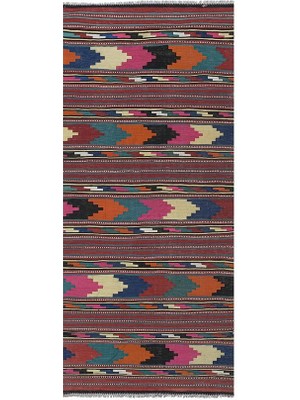 Etnik Bulvar El Dokuma Kilim Yolluk 155 x 364 cm