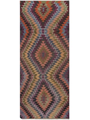 Etnik Bulvar El Dokuma Kilim Yolluk 151 x 361 cm