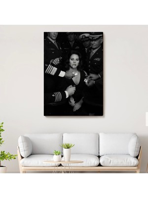 Narnuga Lana Del Rey Dekoratif Duvar TABLOSU-6372