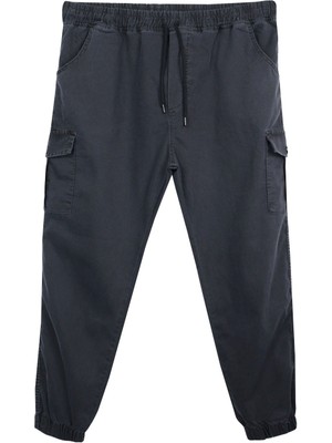 Maruf Shop Erkek  Büyük Beden 100-156 Kilo Arası Için Uygun Kargo Cepli Jogger Kot Pantolon