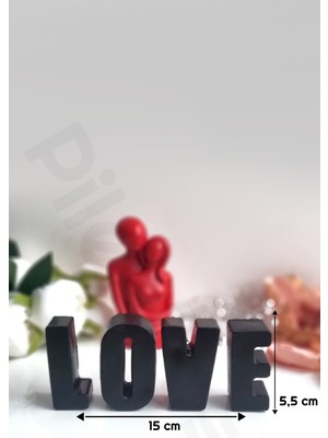 PP Handmade Pp Handmade,dekoratif Love Biblo Harf|sevgili Biblo|dekoratif Biblo Insan|dekoratif Obje|sevgililer Günü|