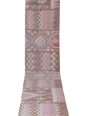 Etnik Bulvar El Dokuma Kilim Yolluk 79 x 604 cm