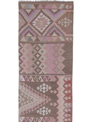 Etnik Bulvar El Dokuma Kilim Yolluk 79 x 604 cm