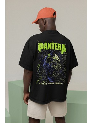 Pantera Far Beyond Driven Baskılı Unisex Oversize Rock Metal Tişört