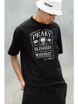 Peaky Blinders Yazılı Unisex Oversize Tişört