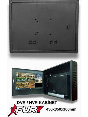FURY Dvr/Nvr Cctv Rack Kabinet Ve Monitör Koruma Kutusu 1u 19 '' W 45 H 35 D 10