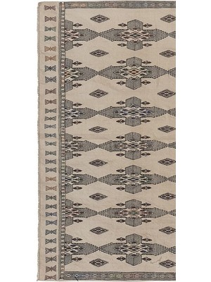 Etnik Bulvar El Dokuma Karapınar Yöresi Geometrik Desenli kilim 180 x 282 cm