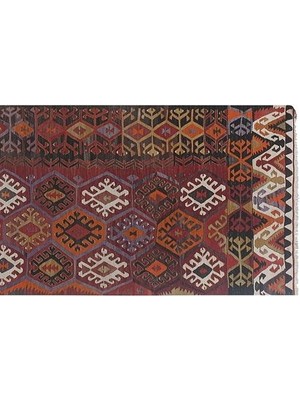 Etnik Bulvar El Dokuma Kilim Yolluk