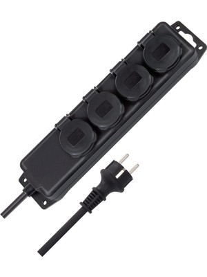 Brennenstuhl IP44 Montajlanabilir 4 Soketli 2 Metre Kablolu Dış Mekan Prizi