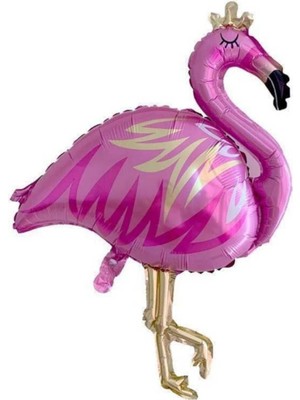 Parti Aşkı Pembe Flamingo Folyo Balon 40 Inc & Yaz Konsept Parti Balonu