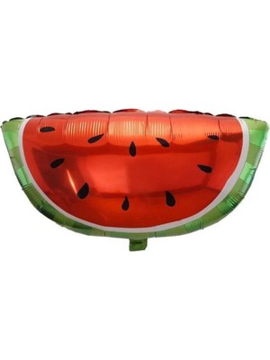 Parti Aşkı Karpuz Dilimi Watermelon Folyo Balon & 48*67 cm & Yaz Meyve Konsept Parti Balonu