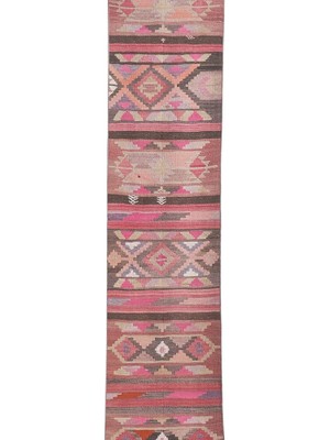 Etnik Bulvar El Dokuma Kilim Yolluk 72 x 536 cm